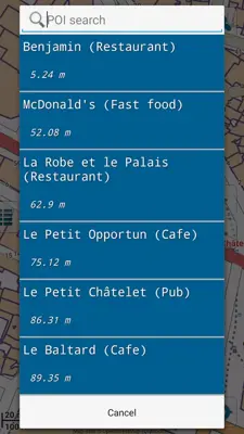 Map of Paris offline android App screenshot 2