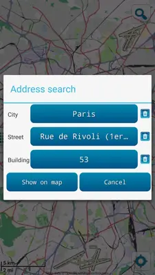 Map of Paris offline android App screenshot 5